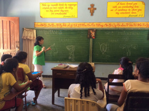 Lectured about sex education 1